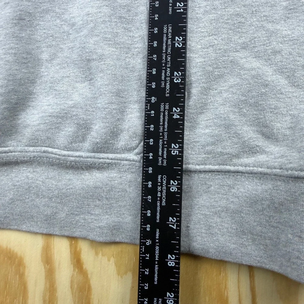 The North Face Mens Half Dome Pullover Hoodie Gray Black Logo Large NF0A4M4B